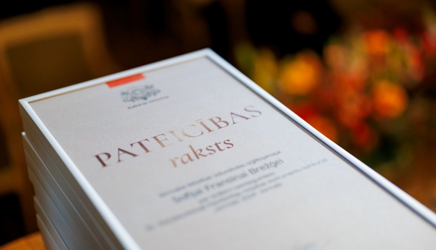 Pateicības raksti pirms pasniegšanas