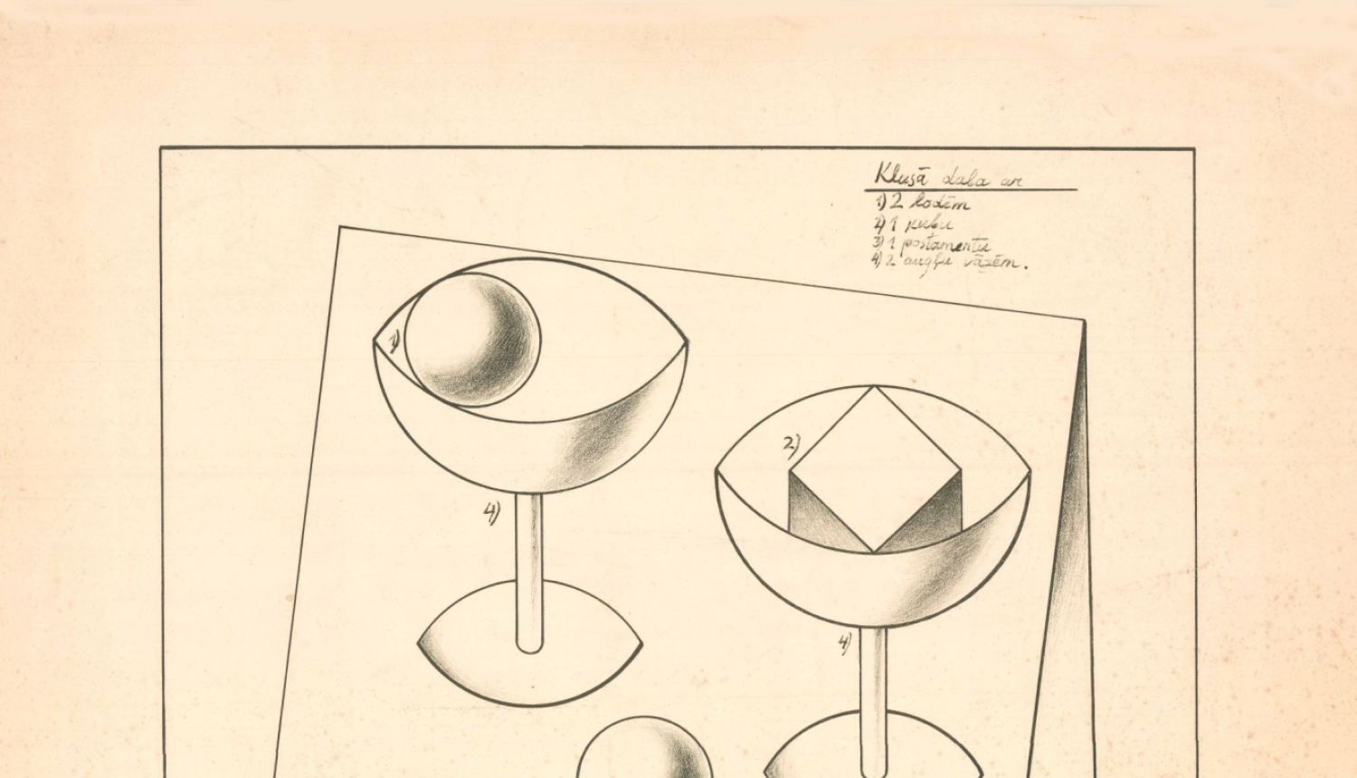 Rūsiņš Rozīte. Still-Life. 1975. Lithography on paper. Private collection. Scanned image