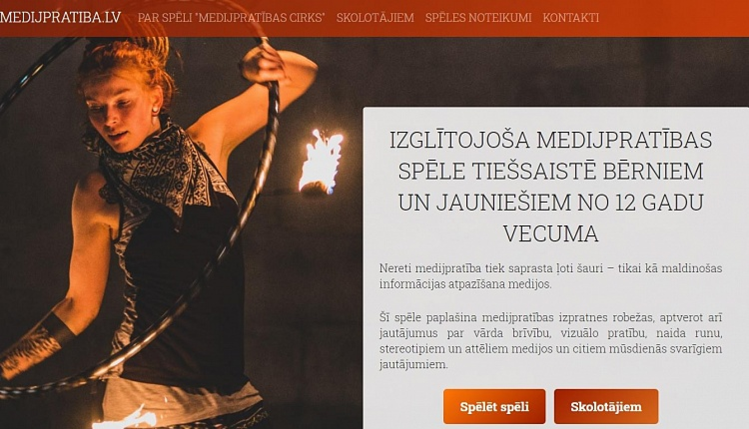 Radīta medijpratības tiešsaistes spēle bērniem un jauniešiem