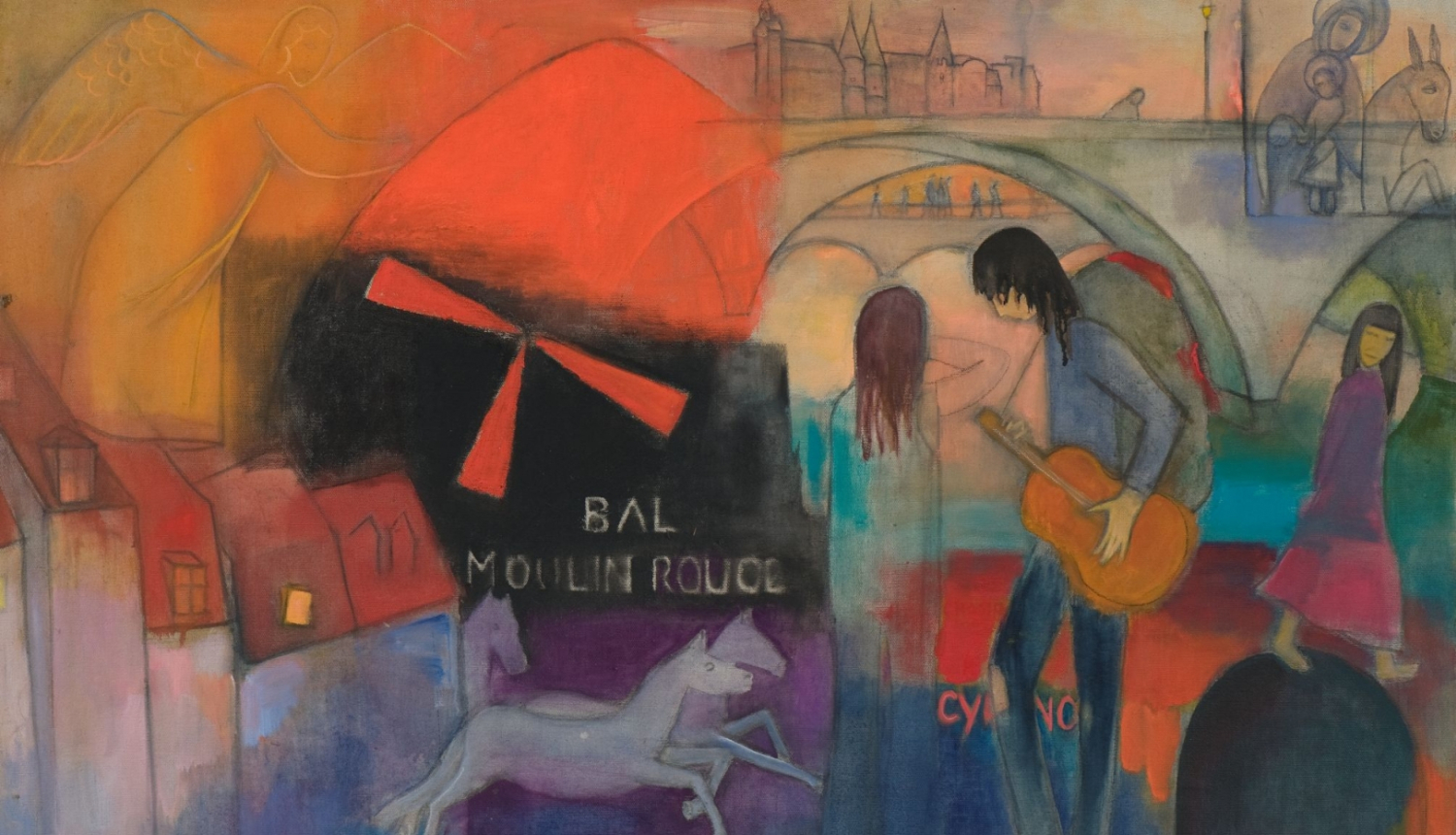 Biruta Baumane. Parīze. 1991. Audekls, eļļa. B. Baumanes novēlējums LNMM. Publicitātes foto