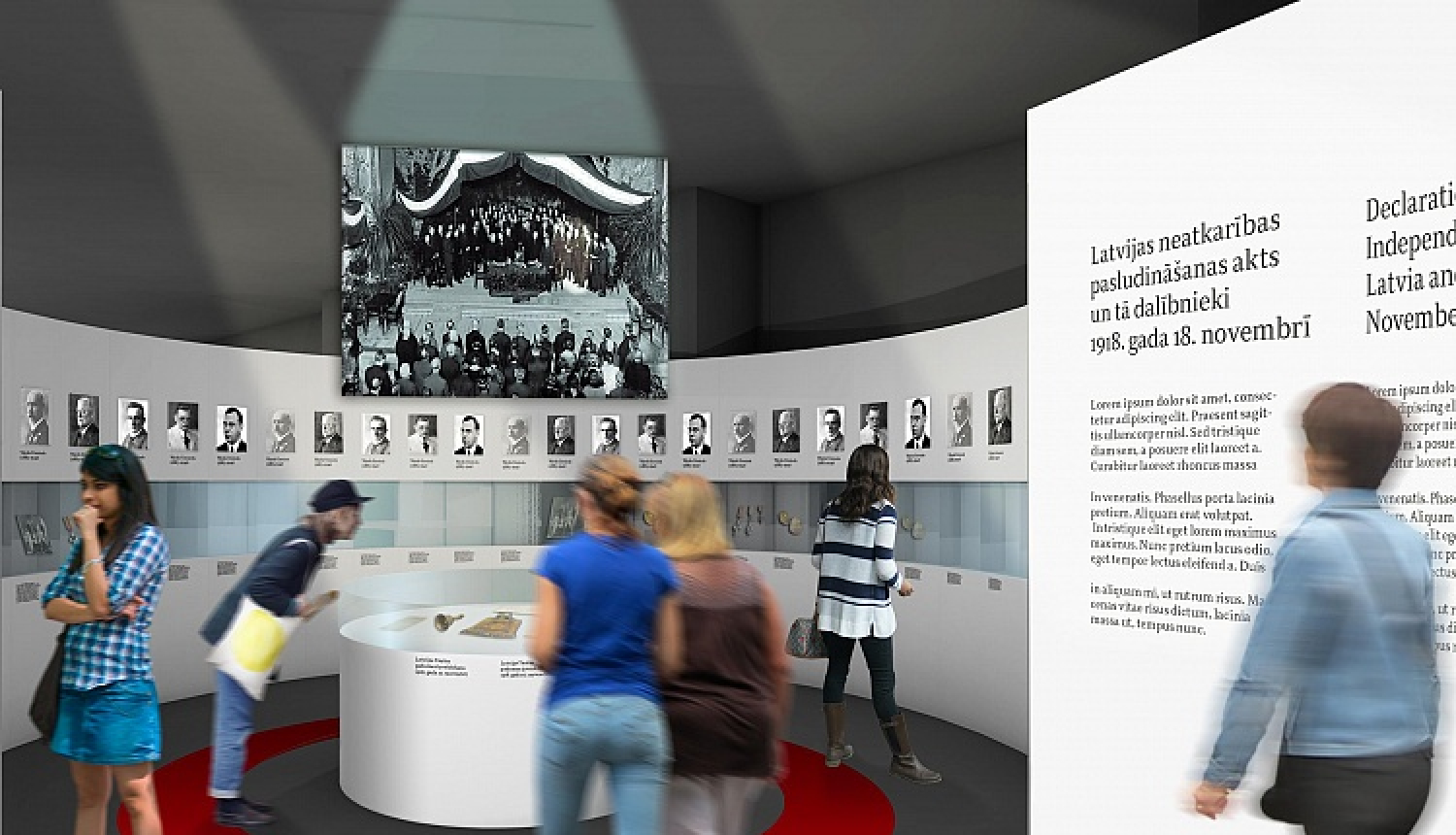 Zināms valsts simtgadei veltītās Latvijas muzeju kopizstādes dizaina veidotājs