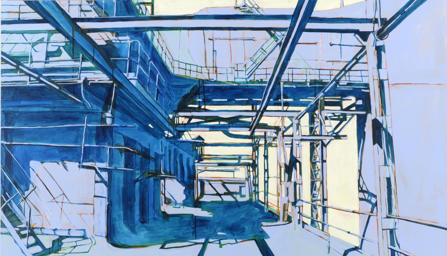 Darba fragments no izstādes “Industriālais laikmets”