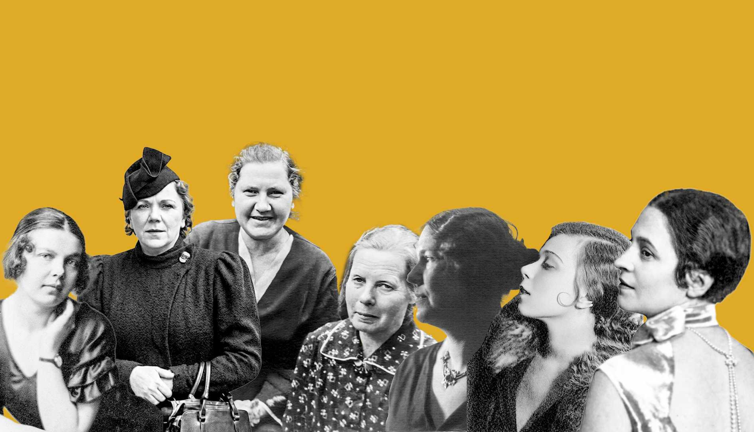 Kolāža ar dažādām kultūras jomas pārstāvēm - sievietēm