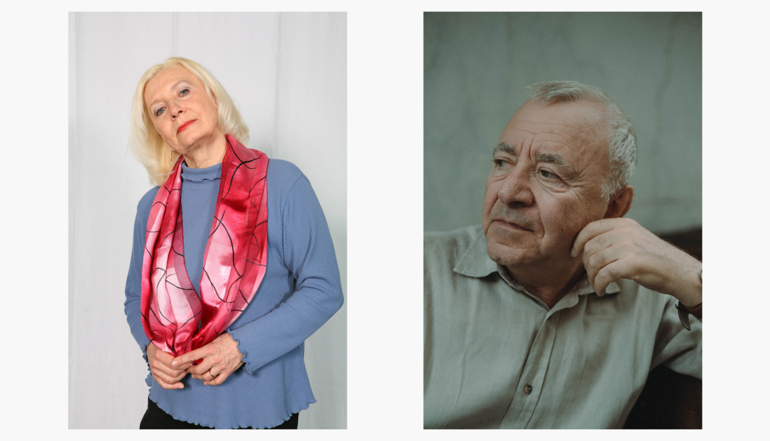 Liepājas teātra aktrise Aina Karele un Mihaila Čehova Rīgas Krievu teātra aktieris Jakovs Rafaļsons