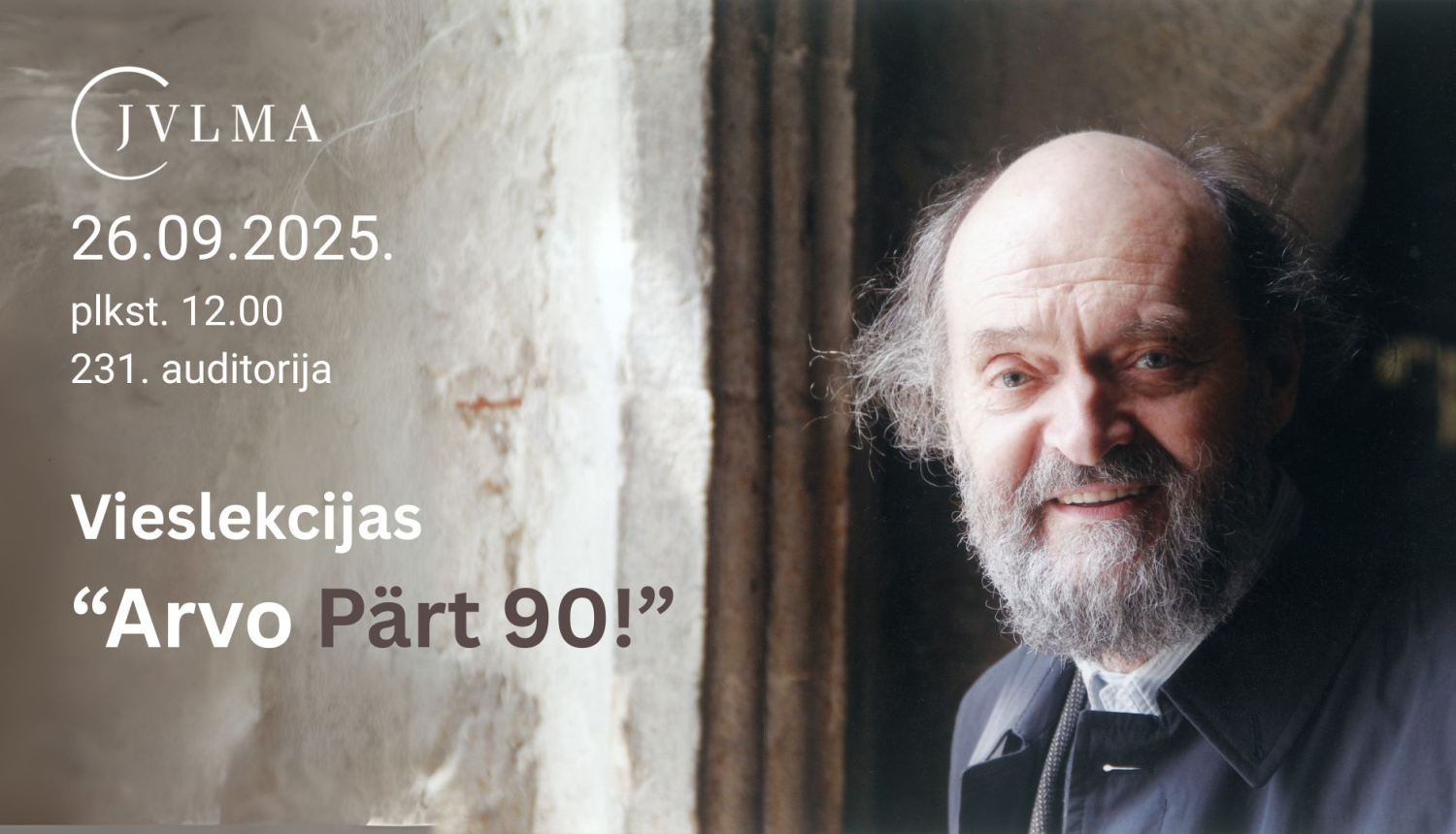 Igauņu komponista Arvo Perta portrets