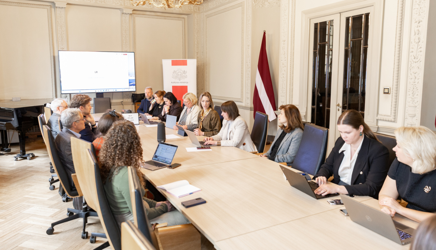 Mākslu un kultūras universitāšu sadarbības padomes sēde, foto: Oskars Artūrs Upenieks / Kultūras ministrija