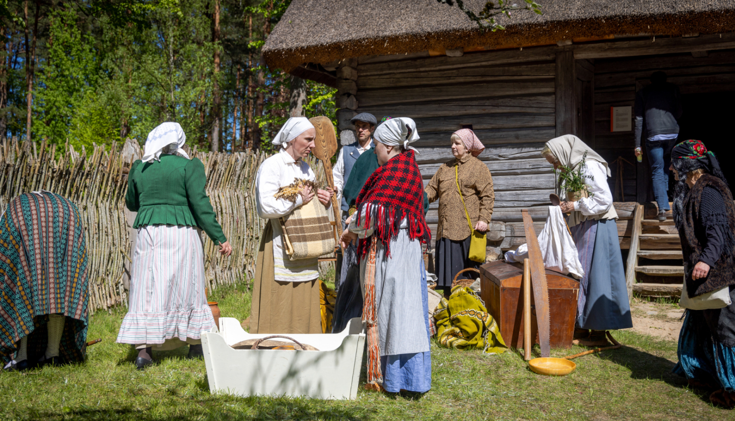 Pasākuma norise Latvijas Etnogrāfiskajā brīvdabas muzejā 