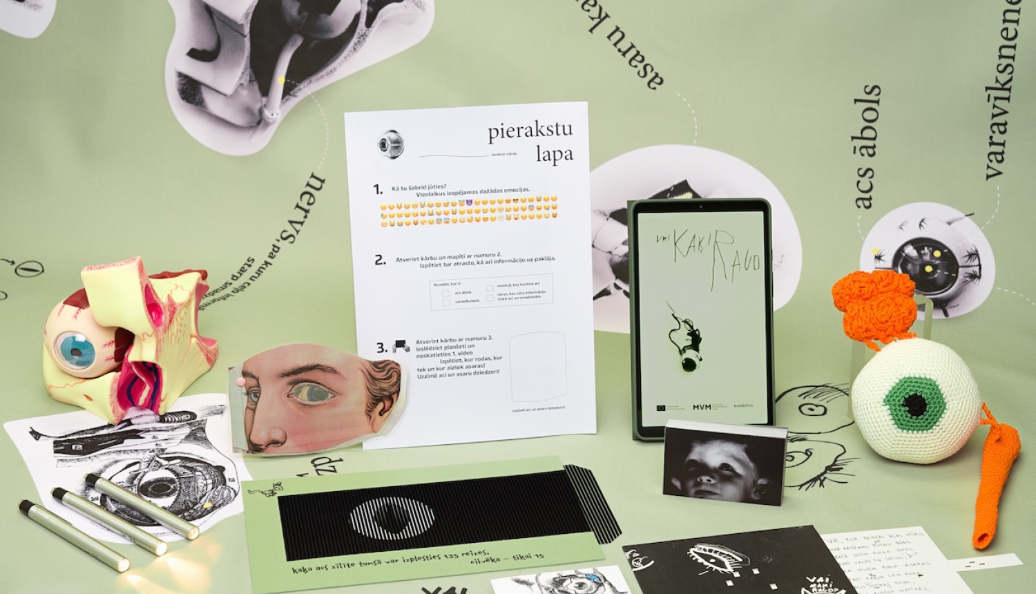 Ceļojošais krājums — nodarbība «Vai kaķi raud?, publicitātes foto.