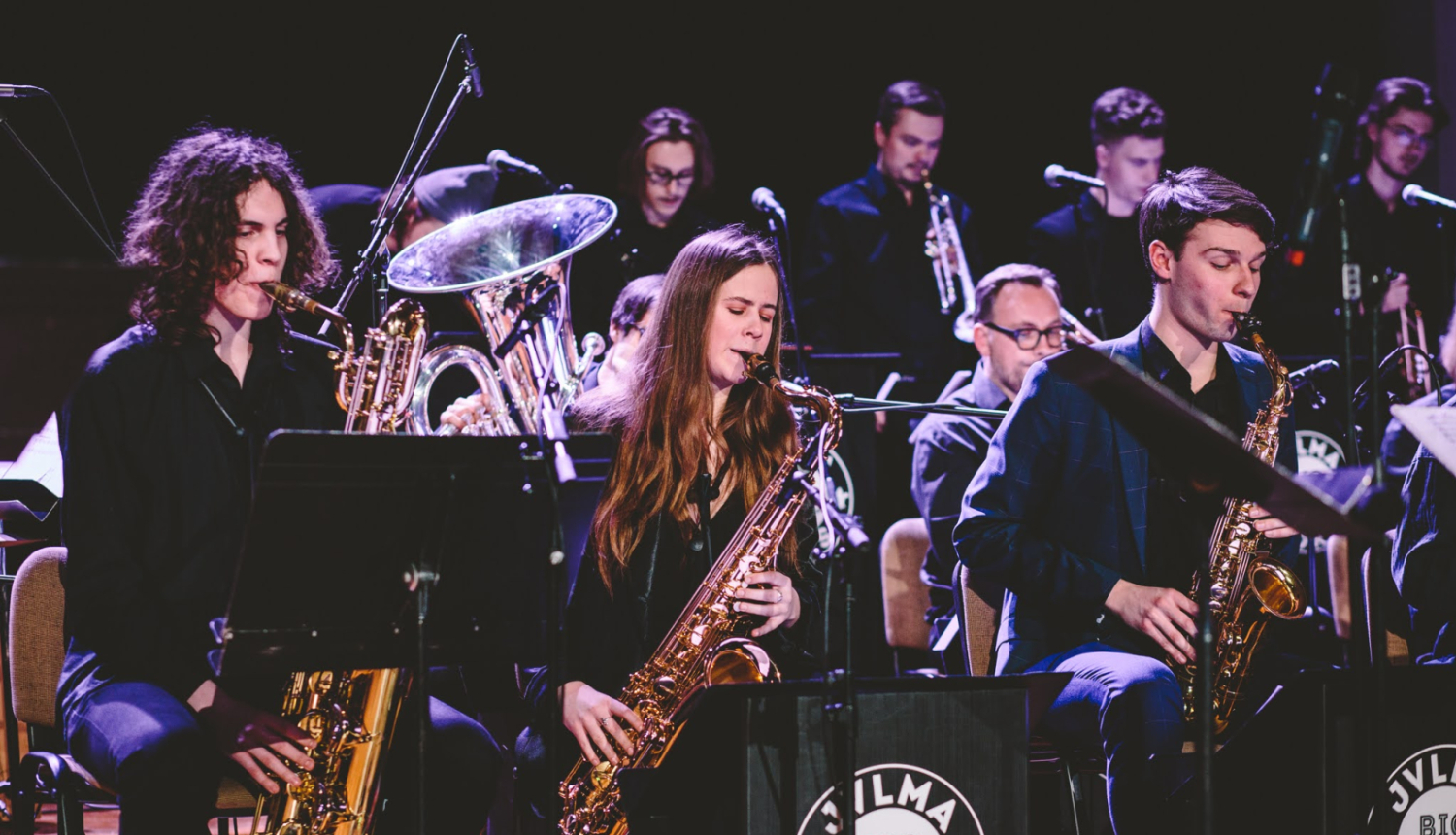 JVLMA un RDKS apvienotais bigbends, foto: Oskars Upenieks