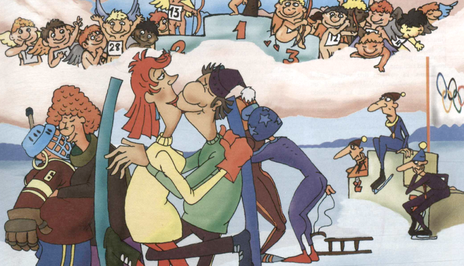 Karikatūras fragments no žurnāla "Dadzis"