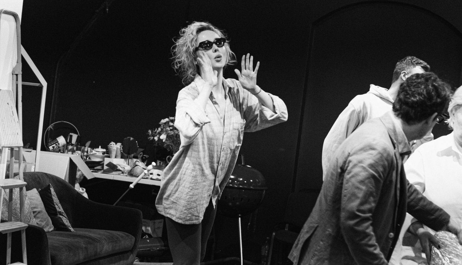 Izrādes mēģinājuma process