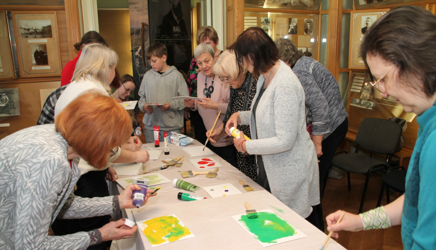 Sanioru radošā darbnīca muzejā, foto: Ivars Puķe