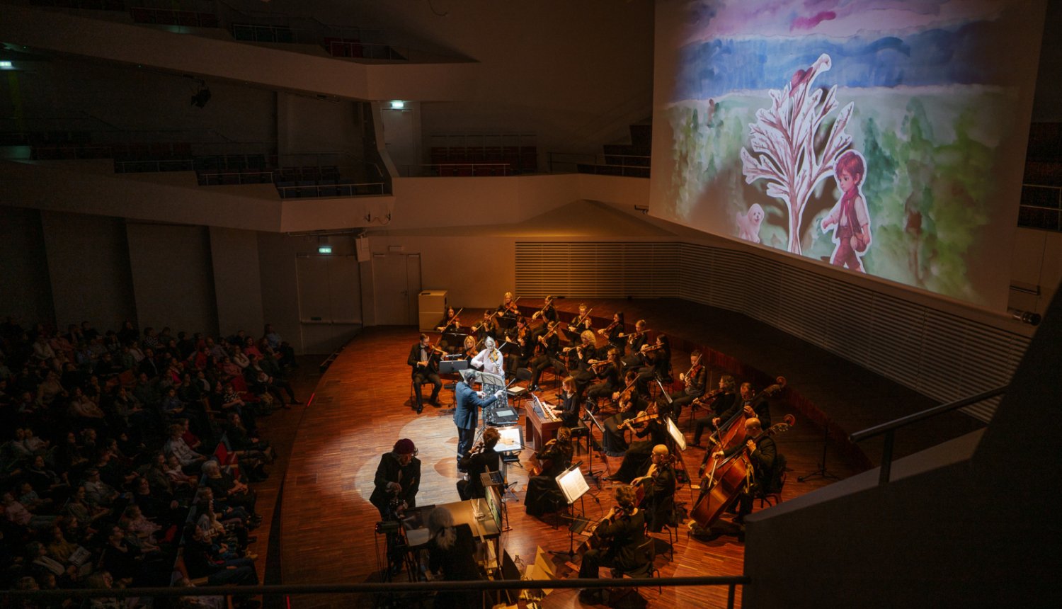 Koncertiestudējums bērniem "Vivaldi gadalaiki" Liepājas koncertzālē "Lielais dzintars
