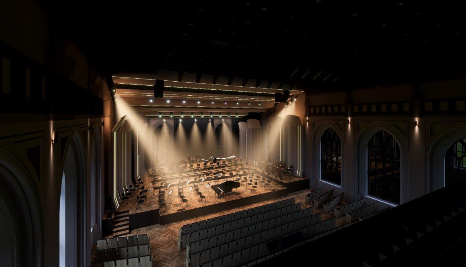 Lielās ģildes Lielās zāles nākotnes vizualizācija