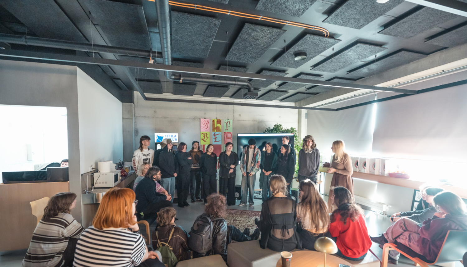 LMMDV mūzikas un mākslas simbiozes hakatona noslēgums, apbalvošanas ceremonija, foto: Kārlis Volkovskis