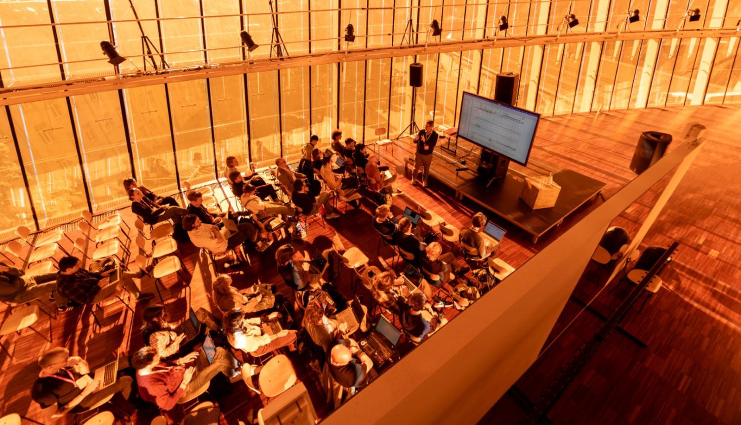 IRCAM starptautiskā foruma darbnīcā Liepājā, konccertzālē "Lielais dzintars"