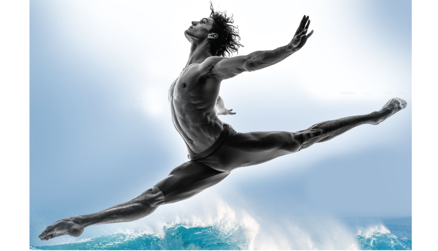 Publicitātes foto starptautiskais baleta festivāls “Baleta zvaigznes Jūrmalā”. Baletdejotājs.