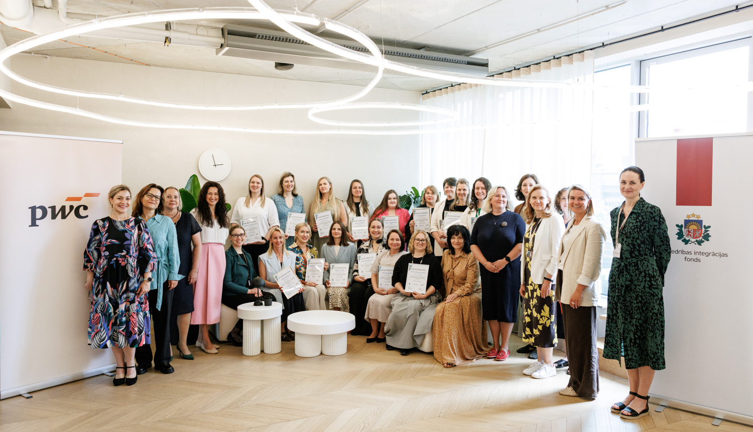 Kapacitātes programmas dalībnieki, grupas foto