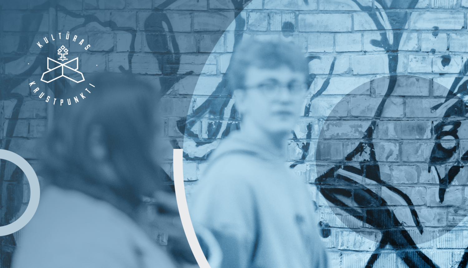 Konferences publicitātes attēls - cilvēki kustībā