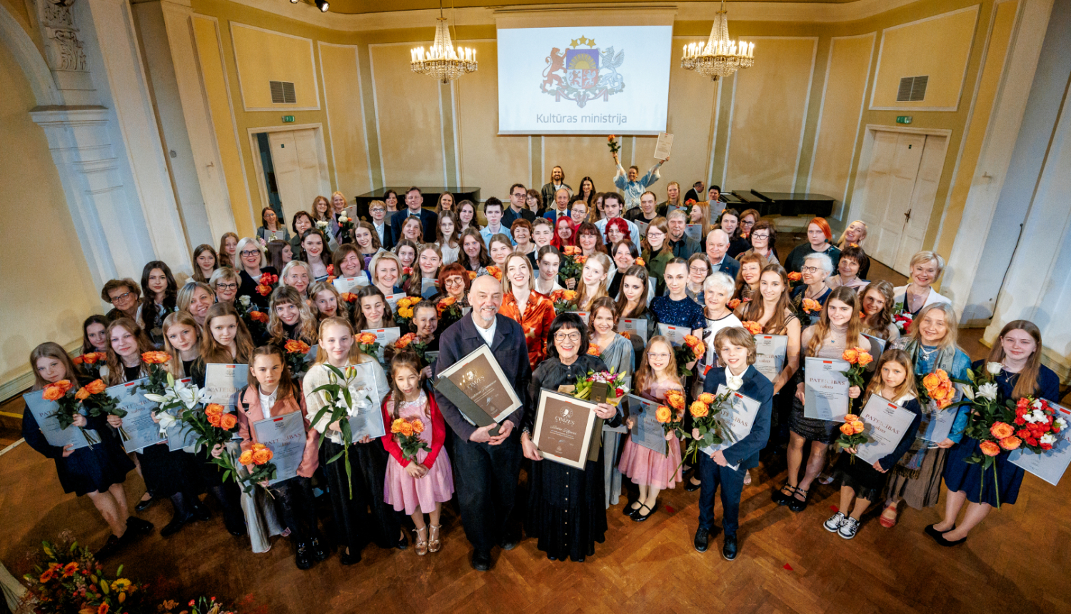 KM apbalvotie kultūrizglītības nozares audzēkņi un skolotāji - LNKC Cimzes balvas saņēmēji