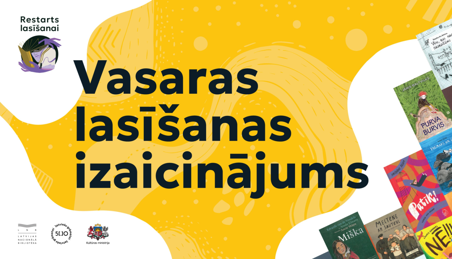 Kustības “Restarts lasīšanai” afiša