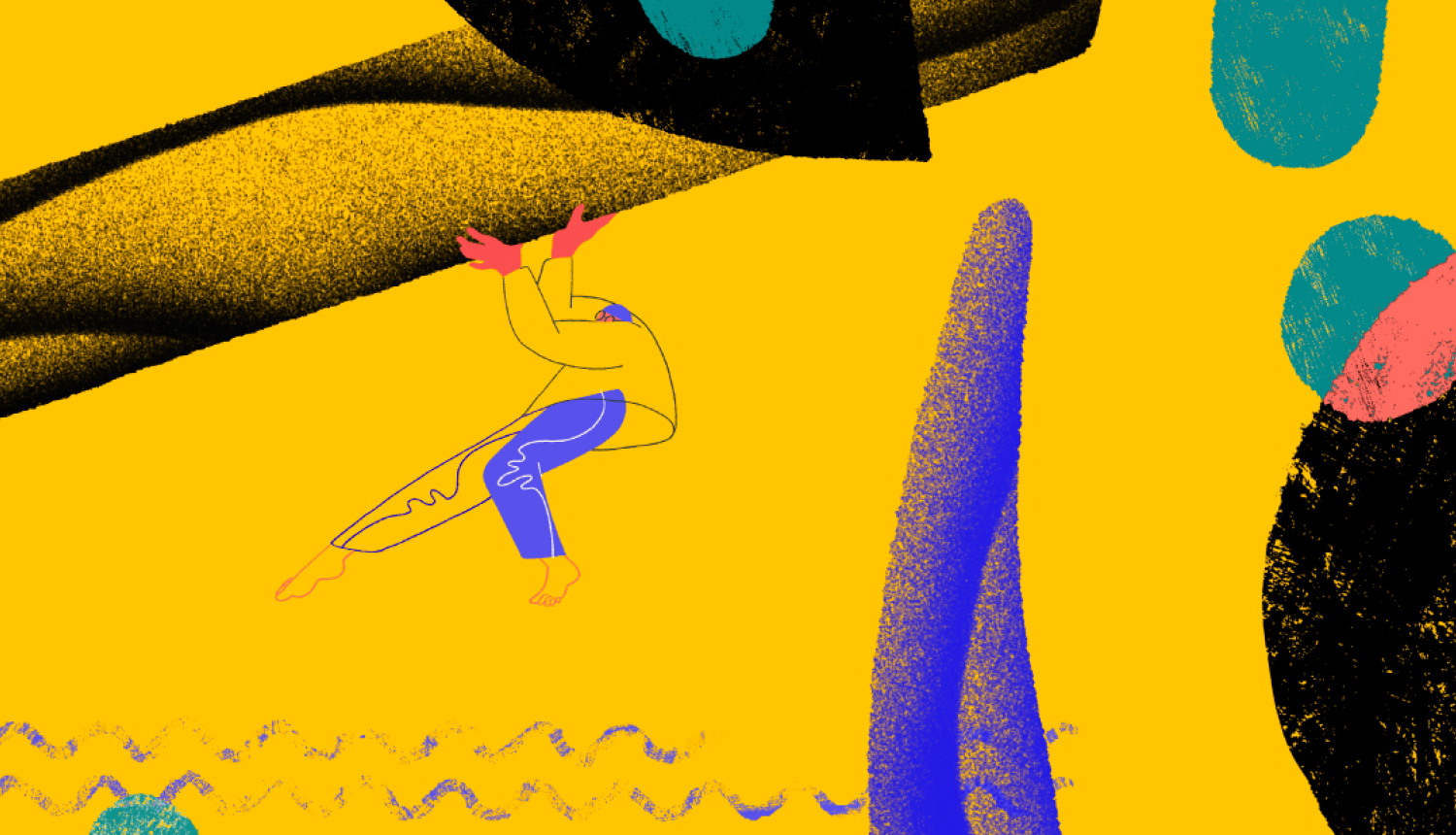 Muzeju nakts 2025 Latvijas Nacionālajā bibliotēkā vizuālais noformējums ar krāsām un tēliem