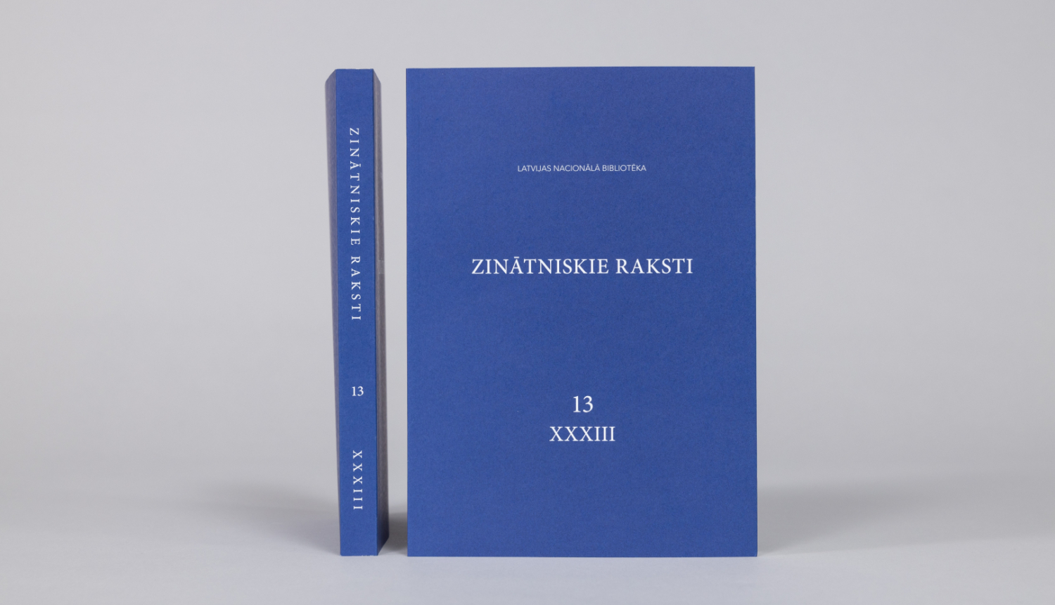 LNB Zinātnisko rakstu 13. sējums, foto: Kristians Luhaers