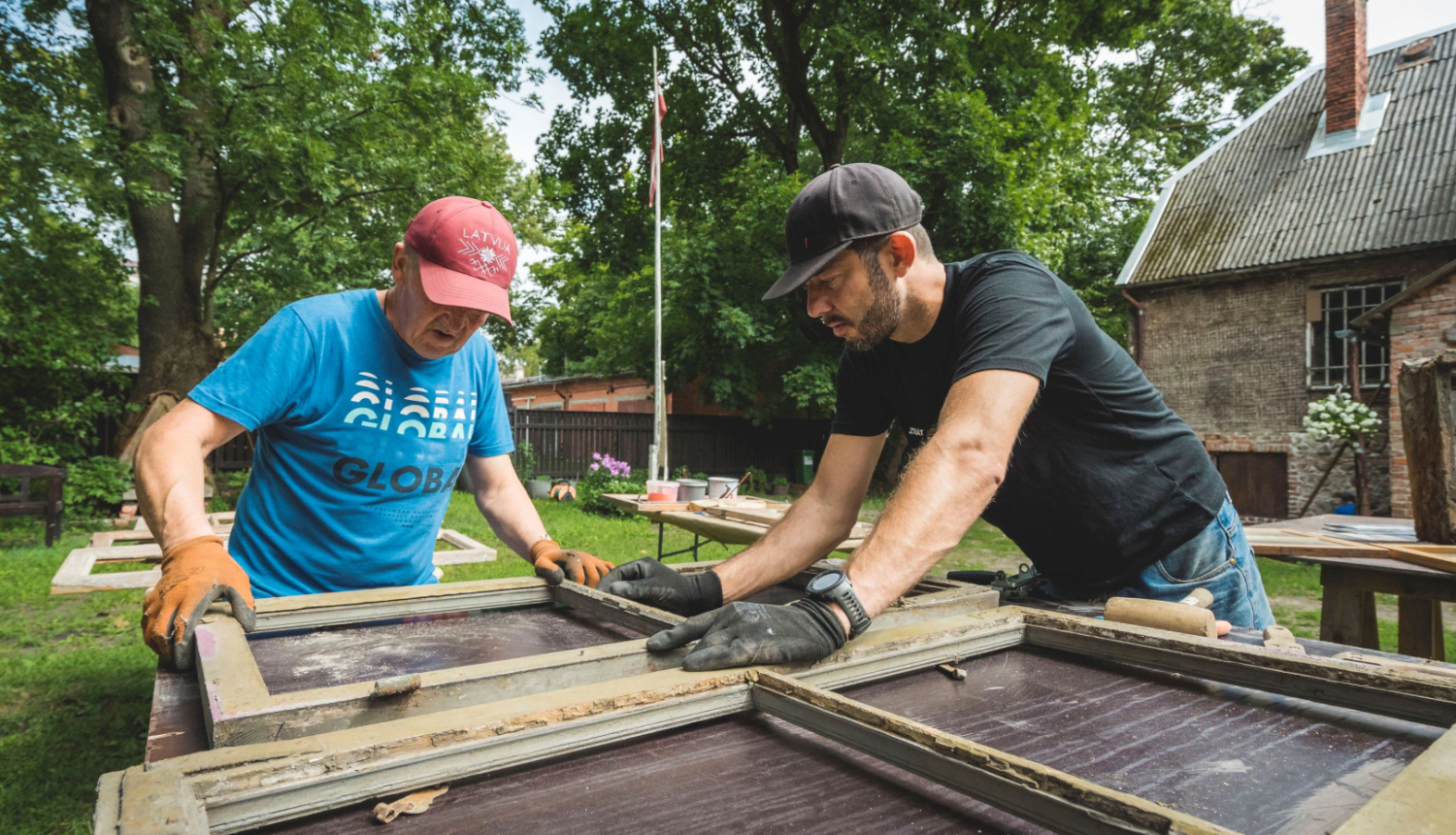 Koka logu restaurācijas meistarklase