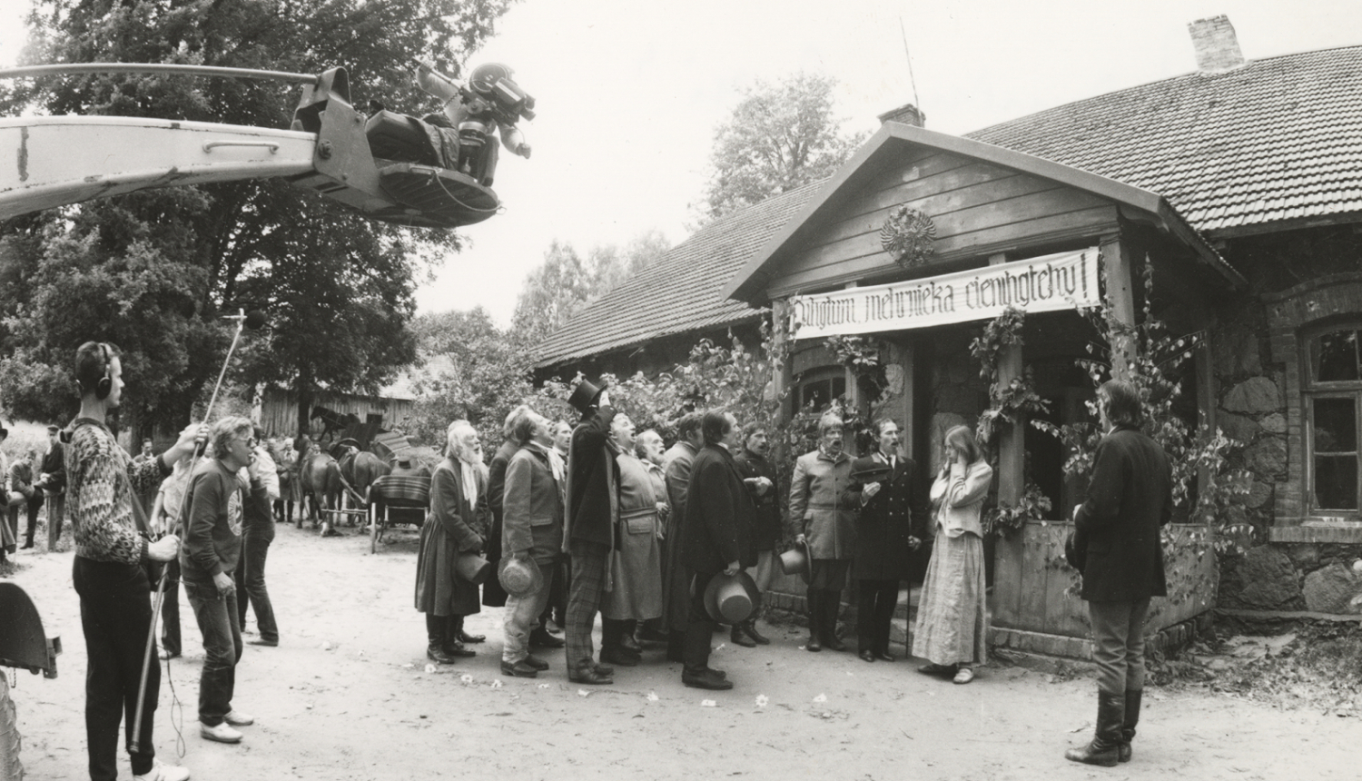 Filmas “Mērnieku laiki” uzņemšanas process