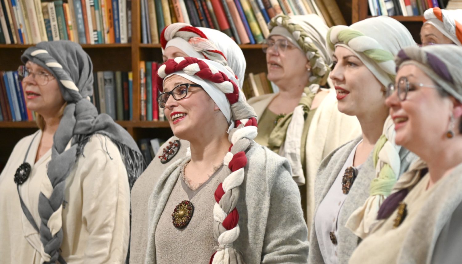 Kopas “Stiprās sievas” dalībnieces koncertā