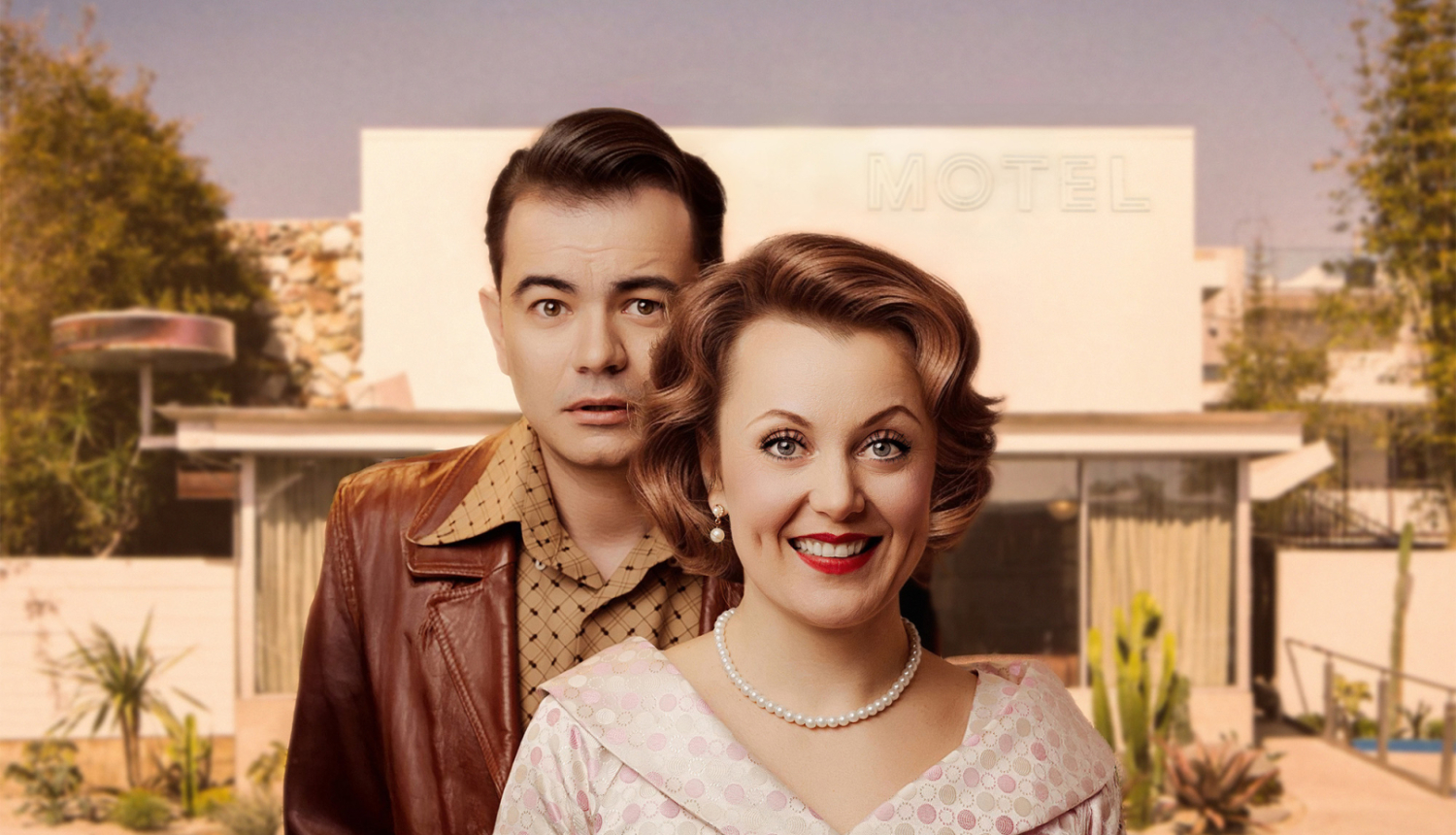 Attēls ar vīrieti un sievieti Amerikas Kalifornijas vidē, foto: Džeina Saulīte