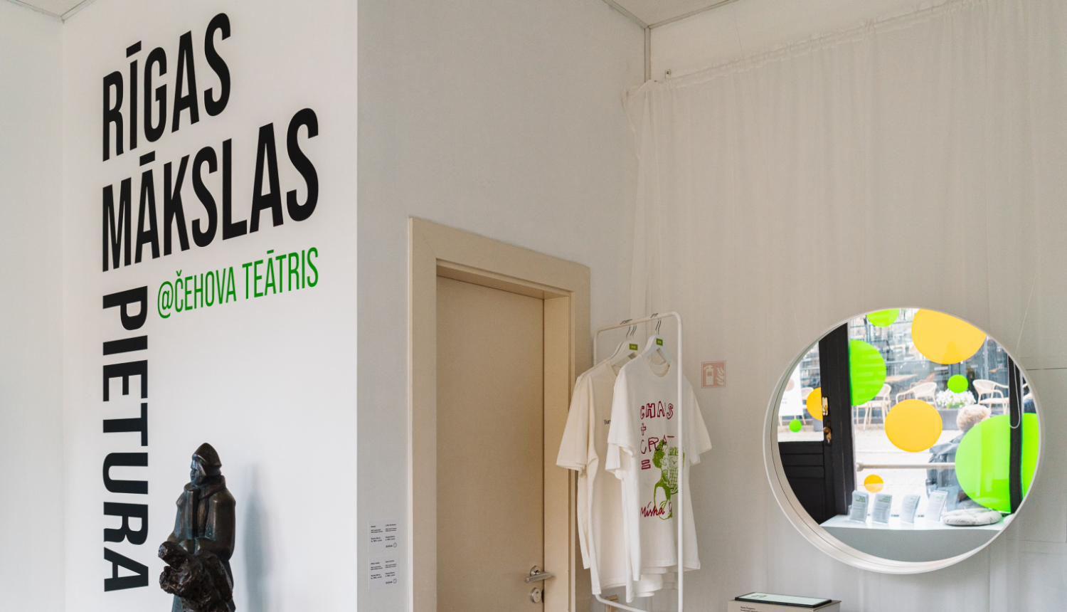 Mākslas telpa “Rīgas Mākslas pietura @Čehova teātris”. Foto: Dasha Trofimova