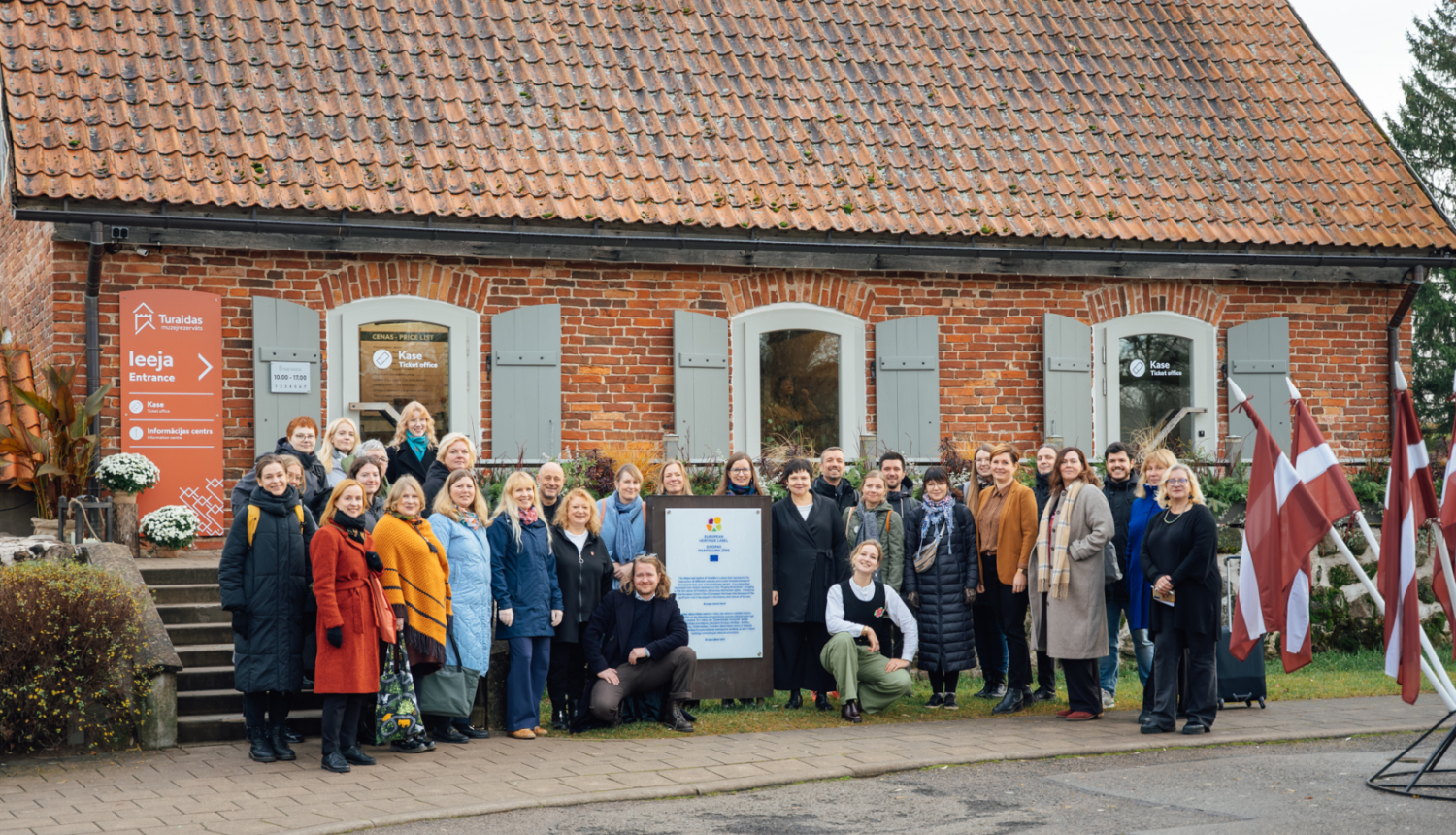 Baltijas un Ziemeļvalstu Eiropas mantojuma zīmes (EMZ) vietu pārstāvju un nacionālo koordinatoru grupas foto