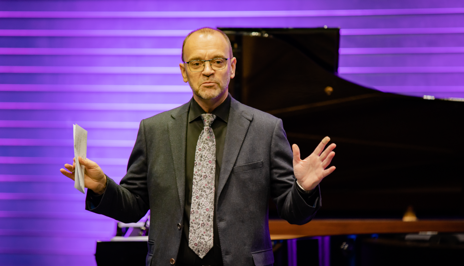 Komponists un pedagogs Rihards Dubra, foto: Gatis Ošenieks