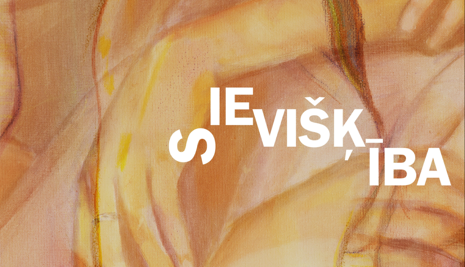 Gleznas fragments un uzraksts "Sievišķība"