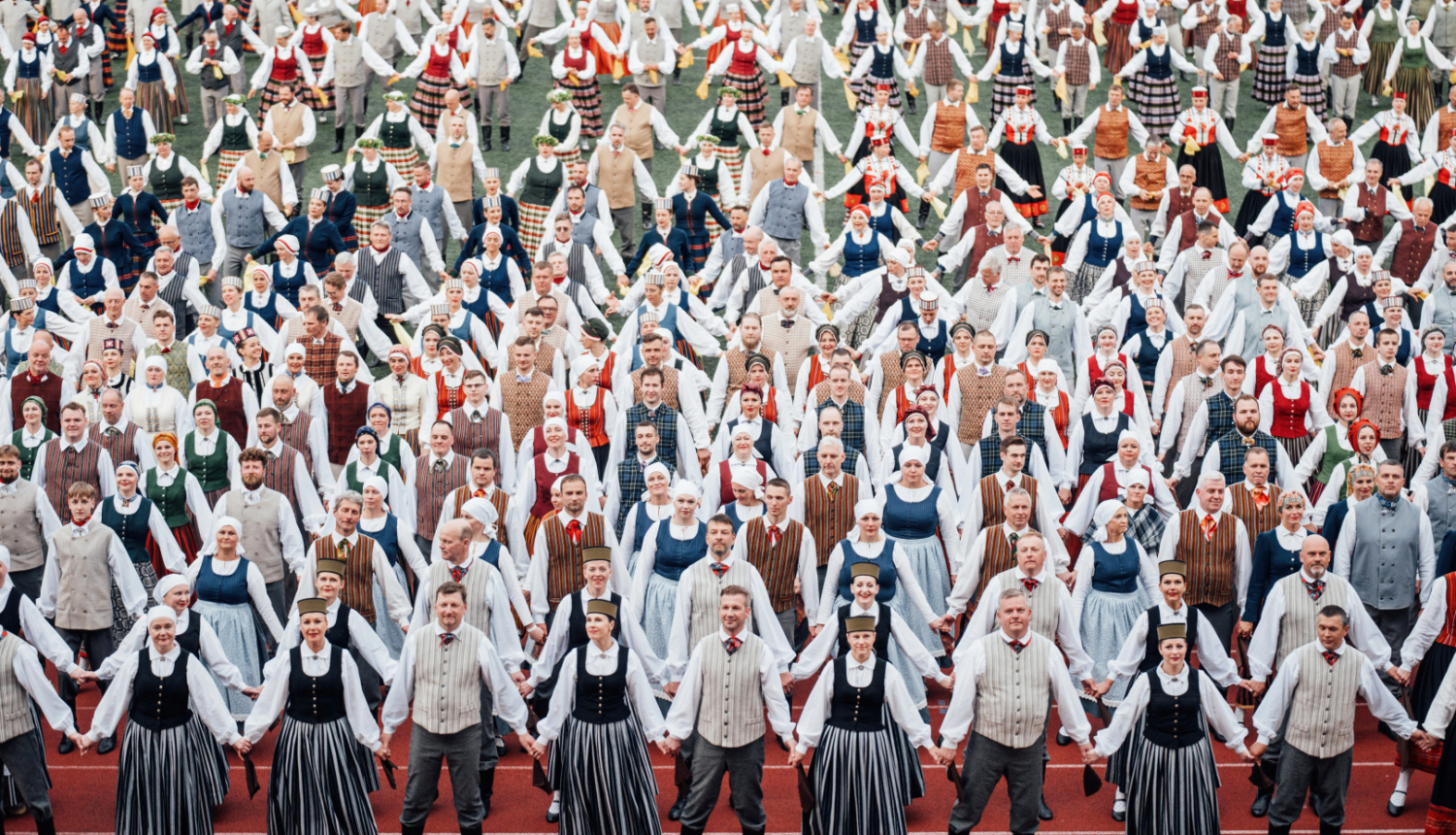 IX Vidējās paaudzes dejotāju svētki Salaspilī, foto: Jānis Romanovskis