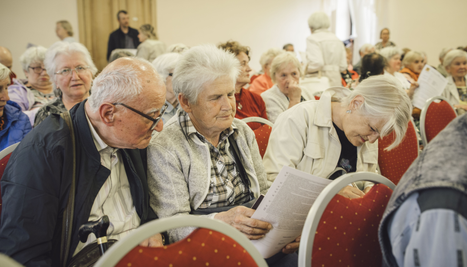 Seniori Turaidas muzejrezervāta rīkotā pasākumā