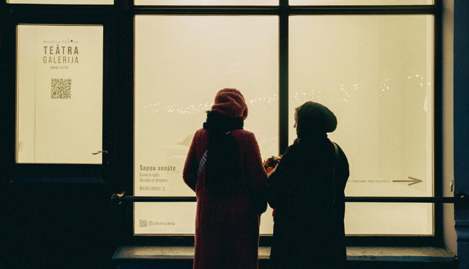 Publicitātes foto jaunai izstādei Čehova teātra galerijā