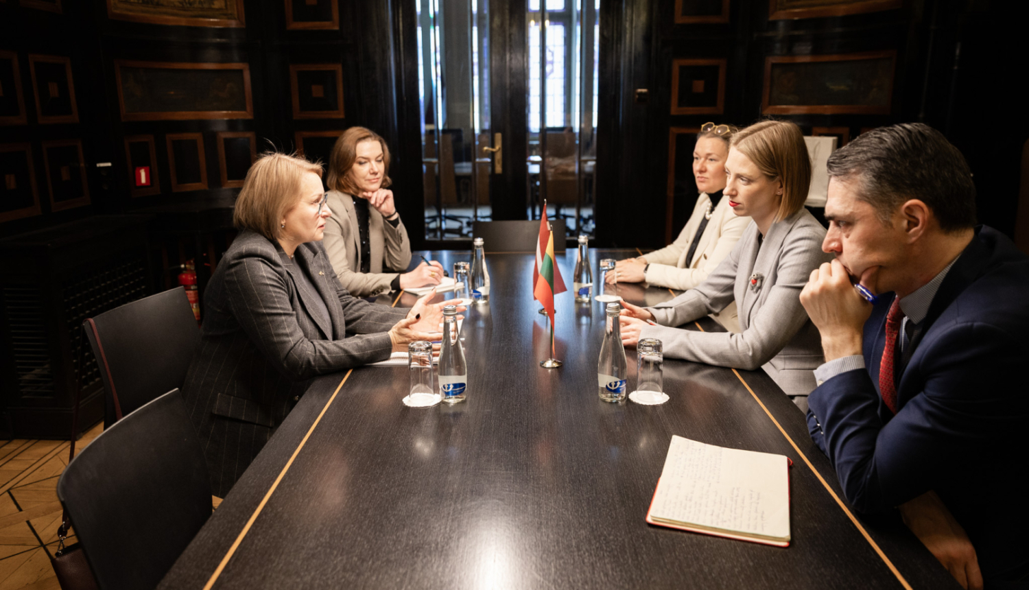 Kultūras ministre Agnese Lāce tiekas ar Lietuvas Republikas vēstnieci Audroni Markevičieni