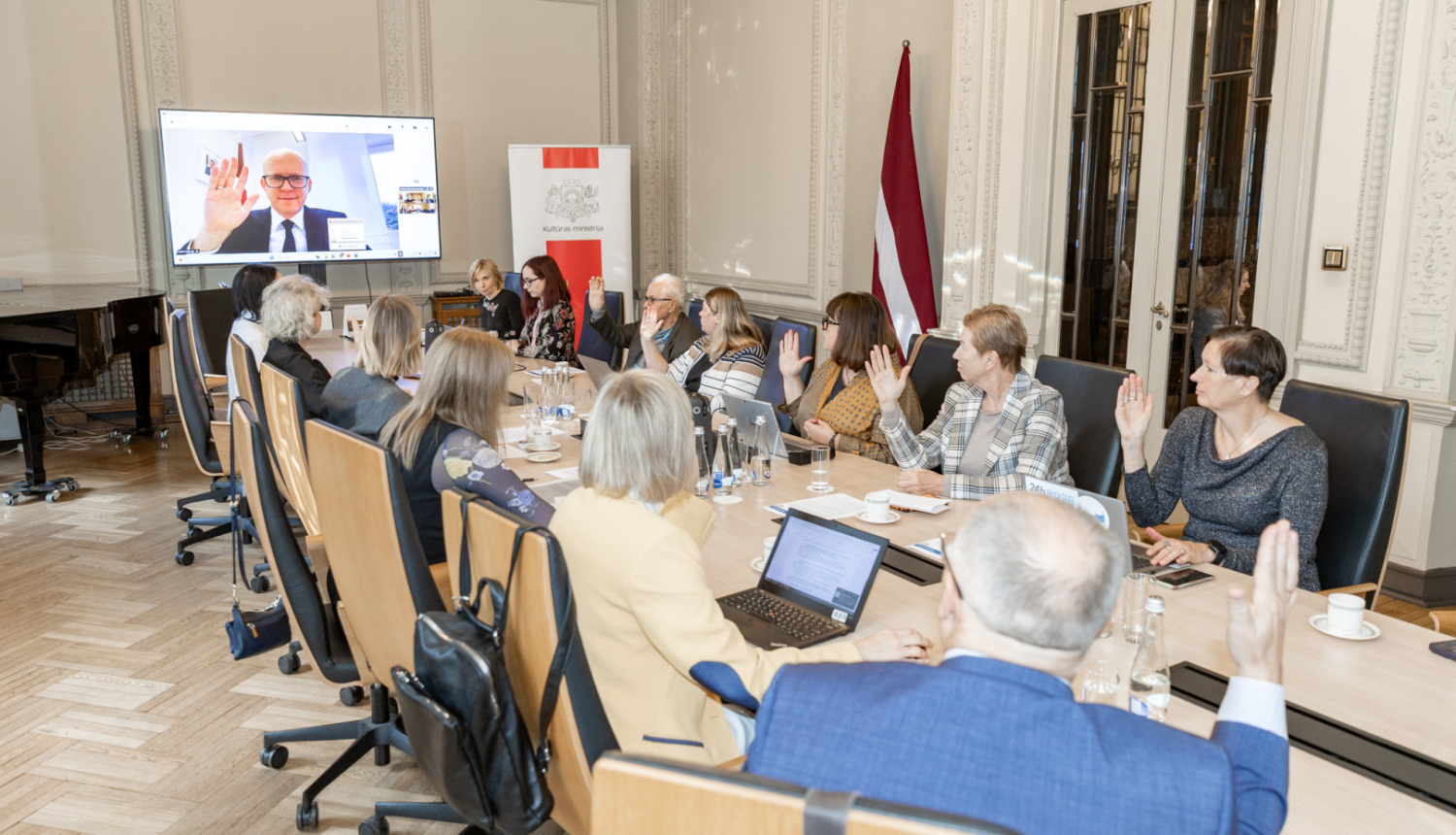 UNESCO Latvijas Nacionālās komisijas (LNK) Asamblejas sēdes norise KM Lielajā zālē