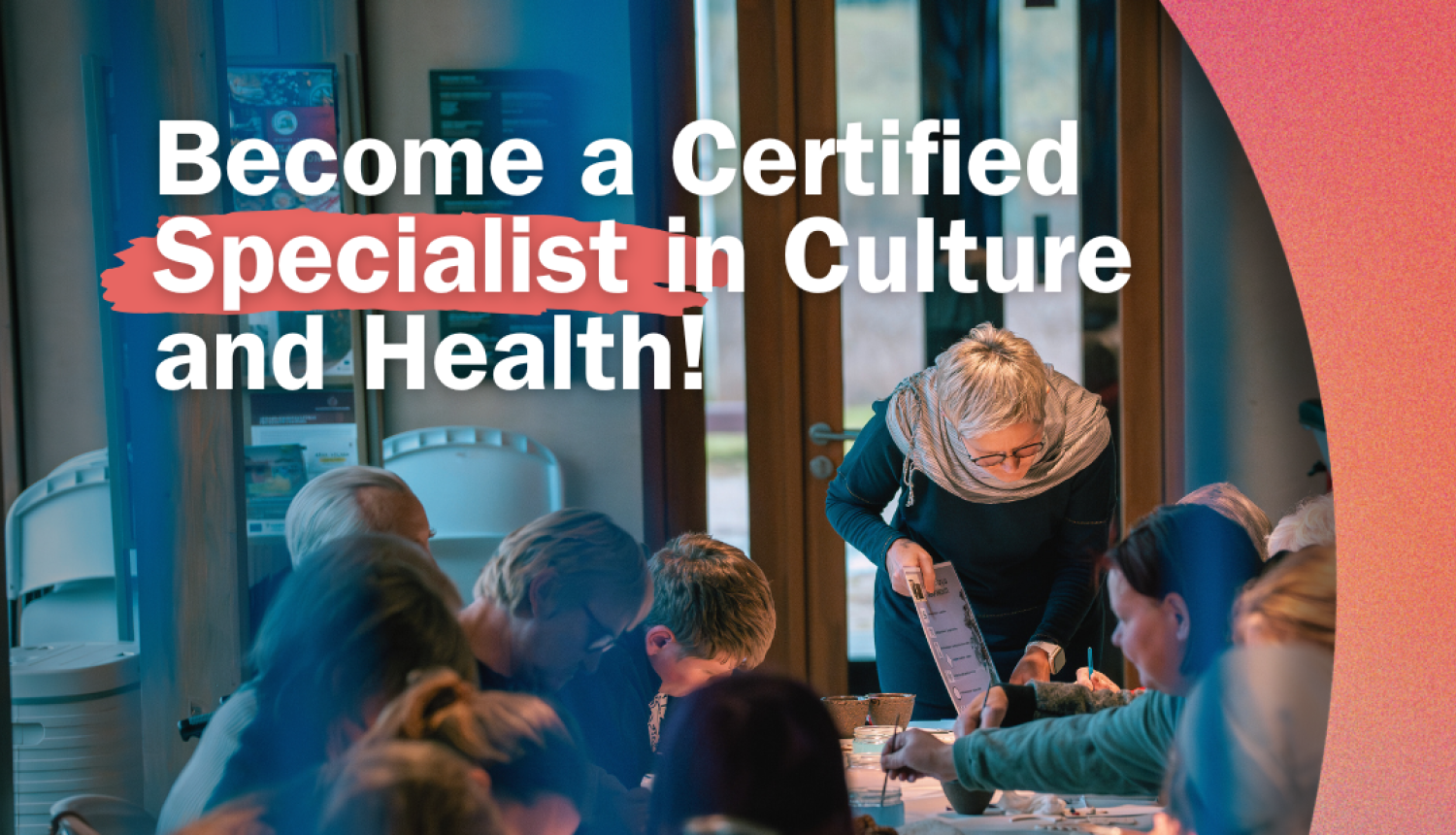 Aicinājums pieteikties jaunam mikrokvalifikācijas kursam kultūras un veselības starpnozaru projektu vadībā