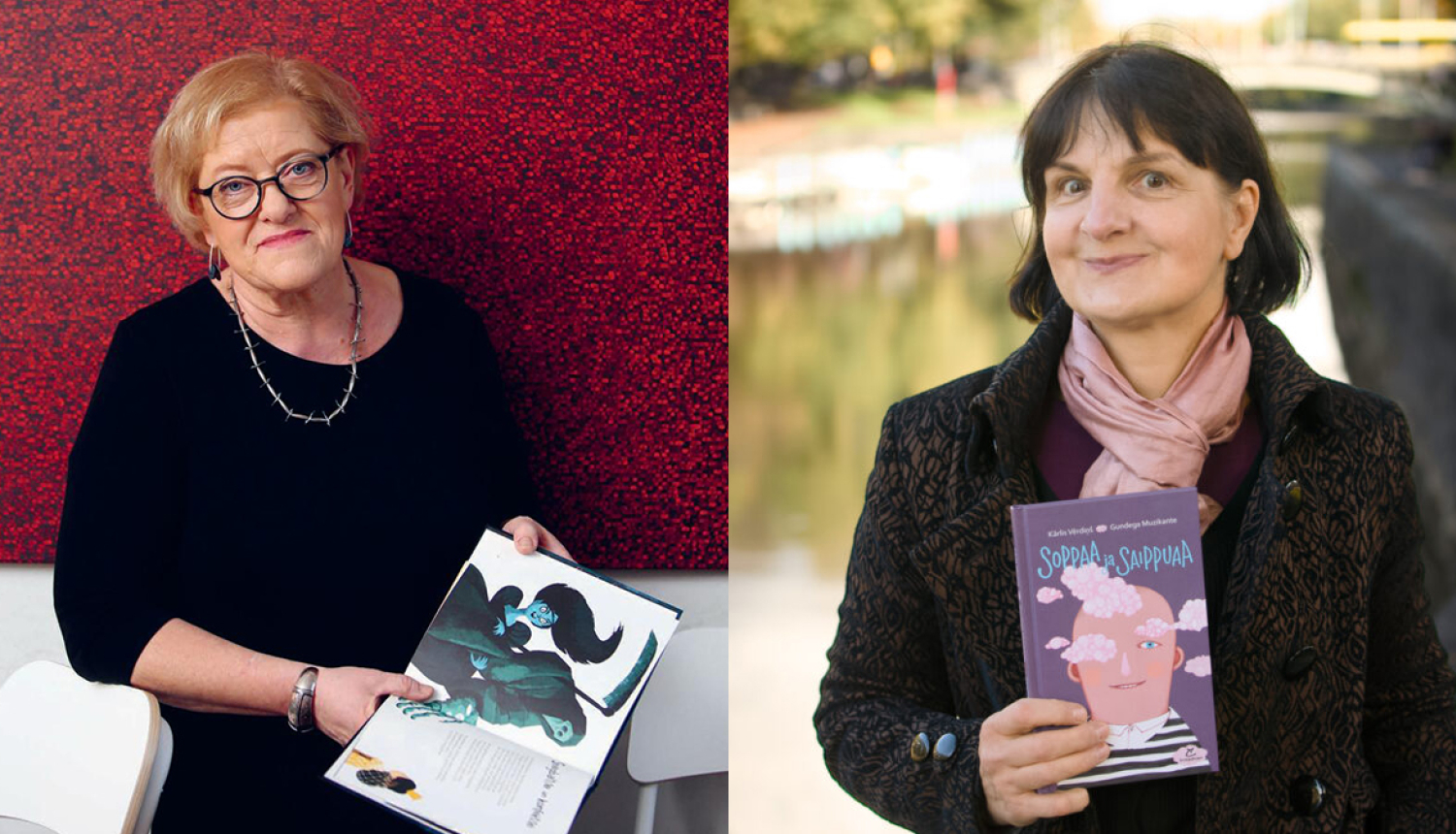 Dzejniece Inese Zandere un ilustratore Gundega Muzikante