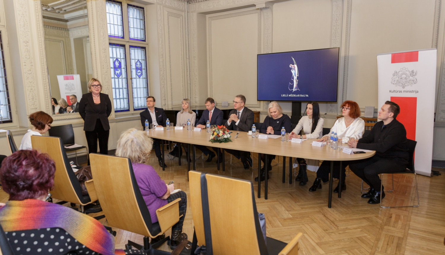 Lielās mūzikas balvas 2022 nominantu paziņošanas preses konference