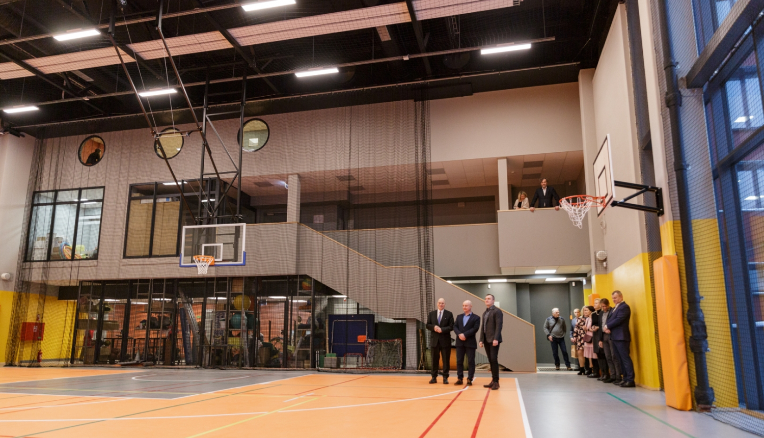 Sporta zāles atklāšana