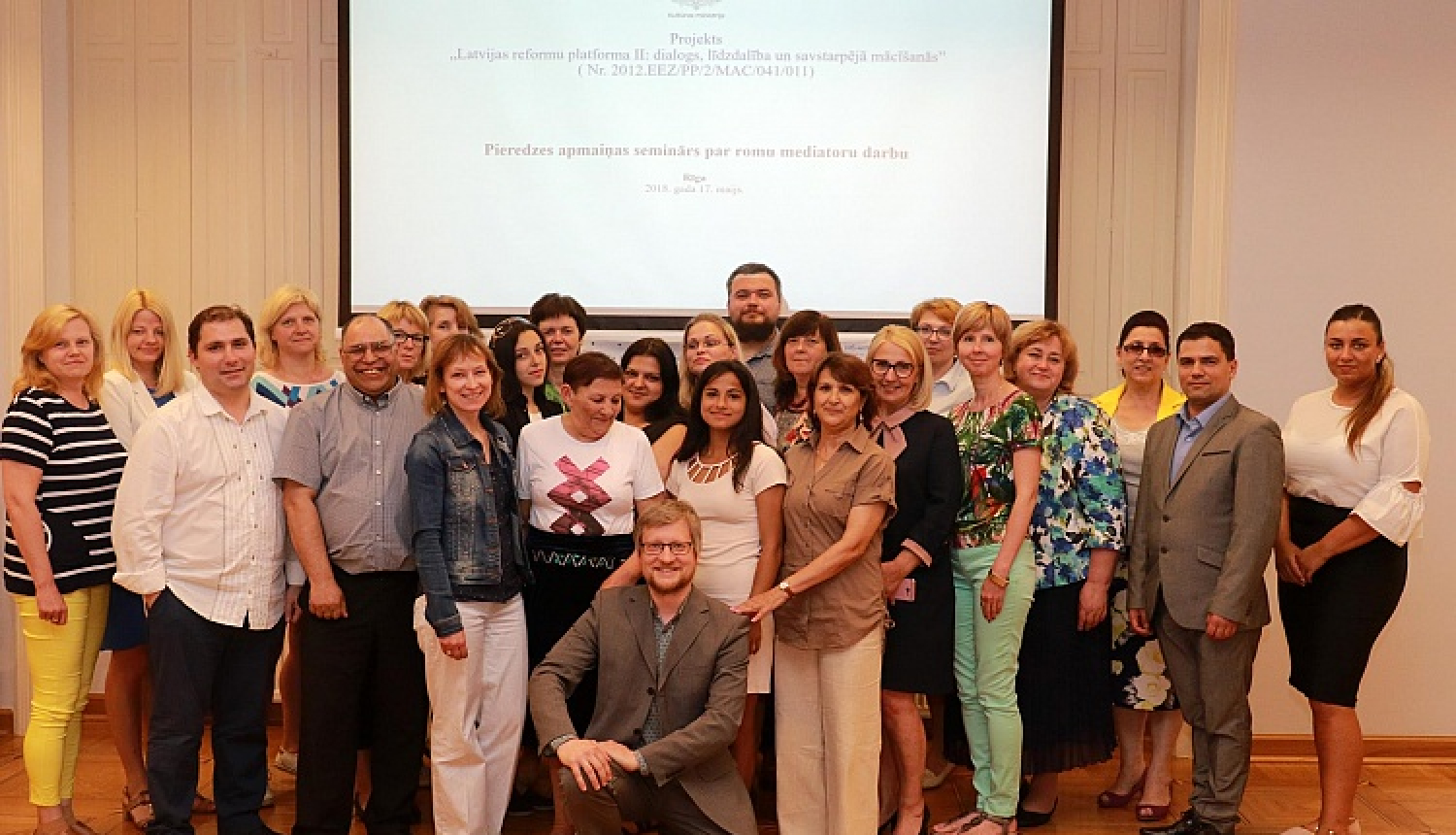 Romu mediatori no Latvijas pašvaldībām un pilsoniskās sabiedrības pārstāvji tiekas pieredzes apmaiņas seminārā