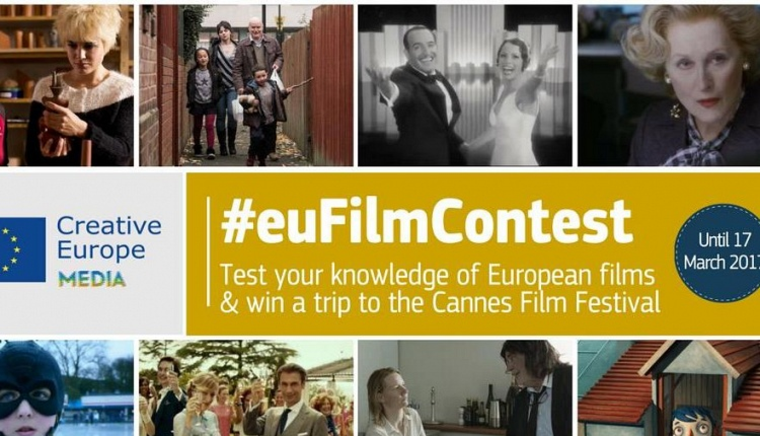 ES filmu konkurss - iespēja laimēt braucienu uz Kannām