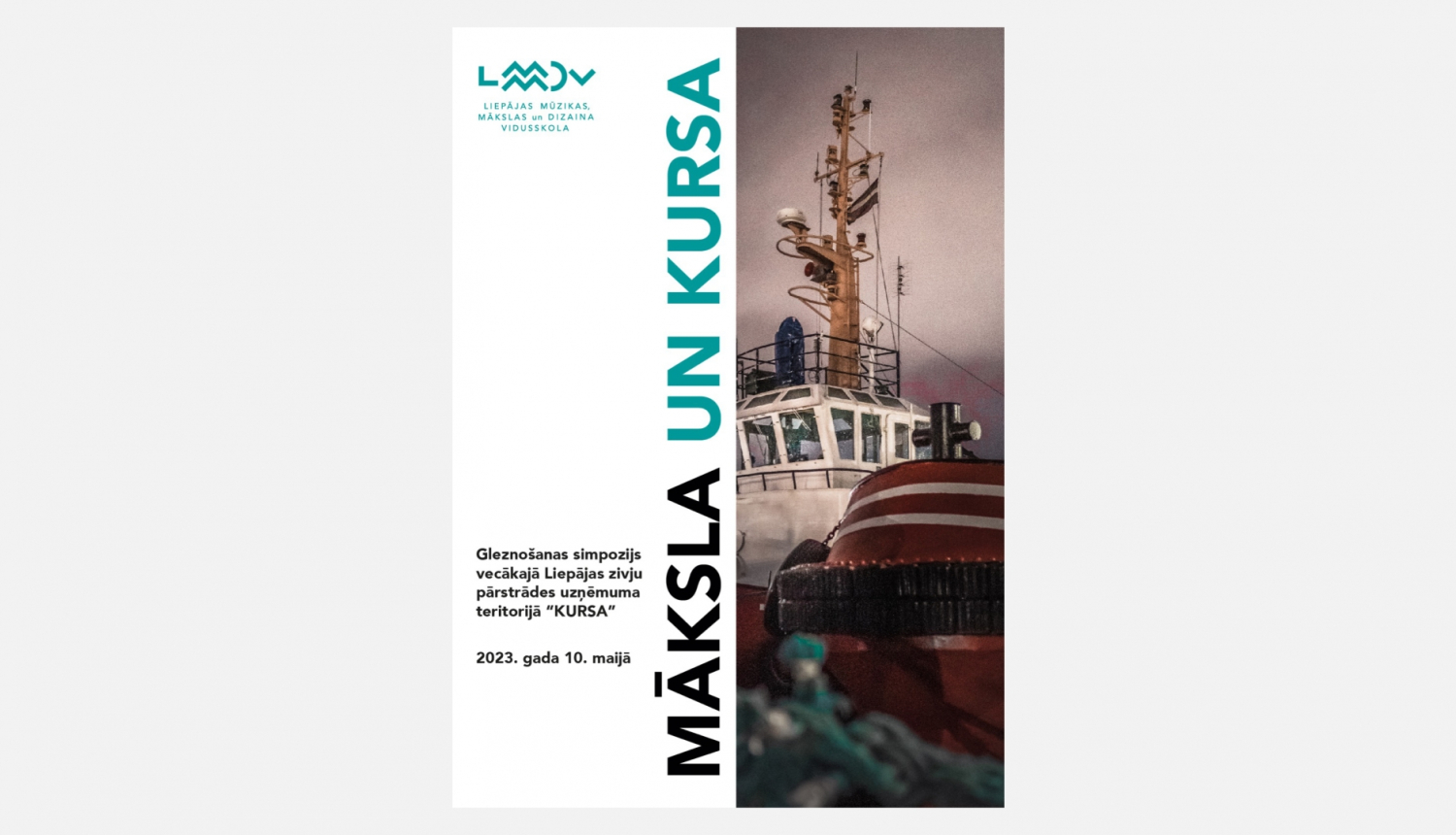 Gleznošanas simpozija "Māksla un Kursa" vizuālais materiāls