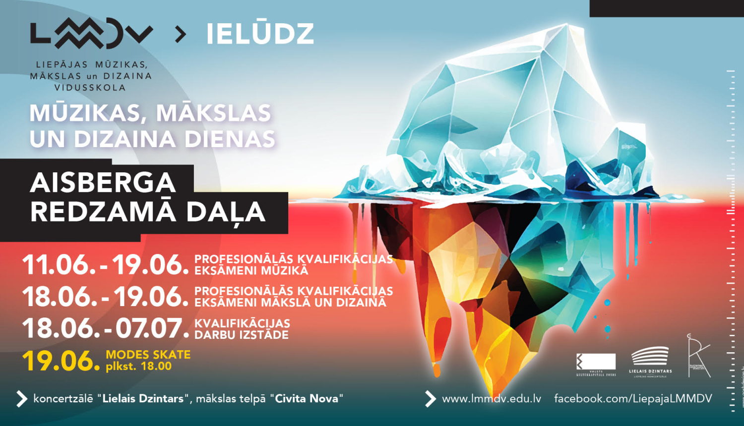 Izstādes “Aisberga redzamā daļa” vizuālais materiāls