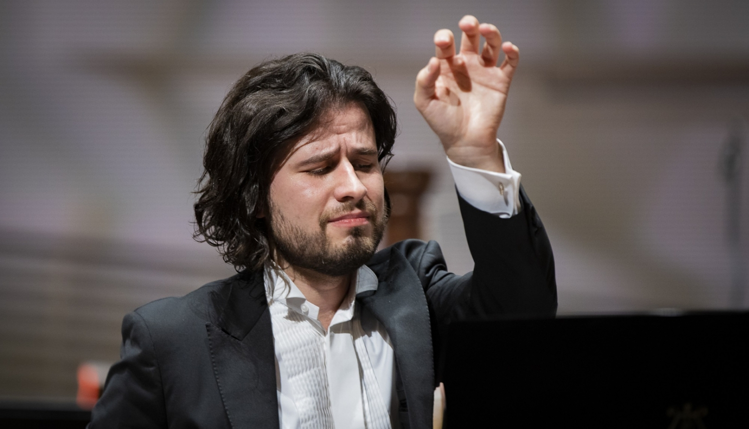 Pianists Andrejs Osokins, foto: Jānis Vecbrālis