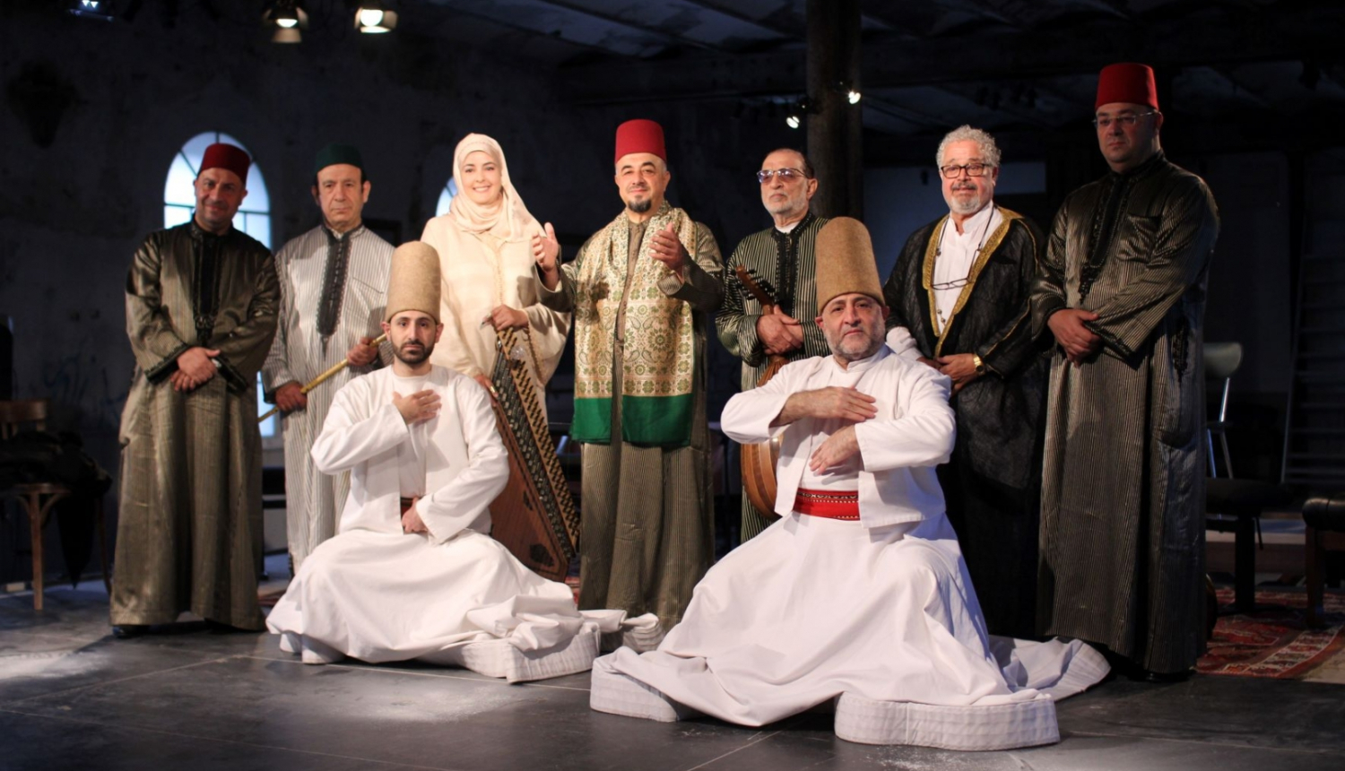 Ansamblis Al Kindi un Damaskas virpuļojošie derviši, foto: Sabine_Chatel